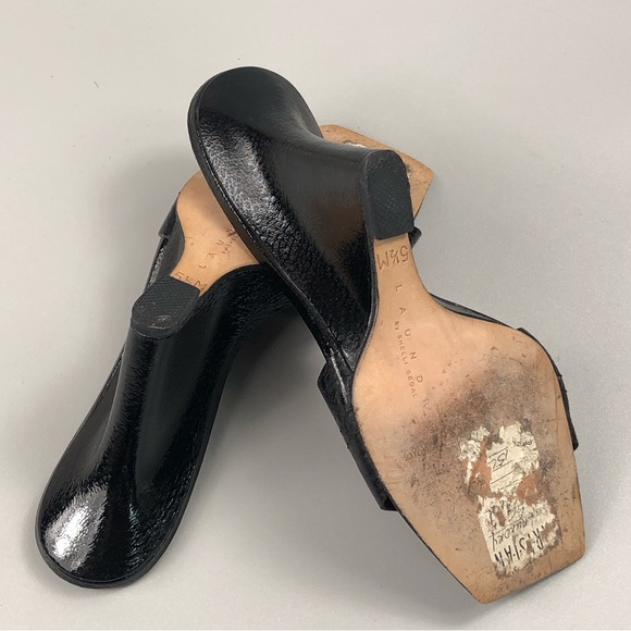 Laundry By Shelli Segal Square Toe Wedge Sandals Size 5.5M - Picture 5 of 7